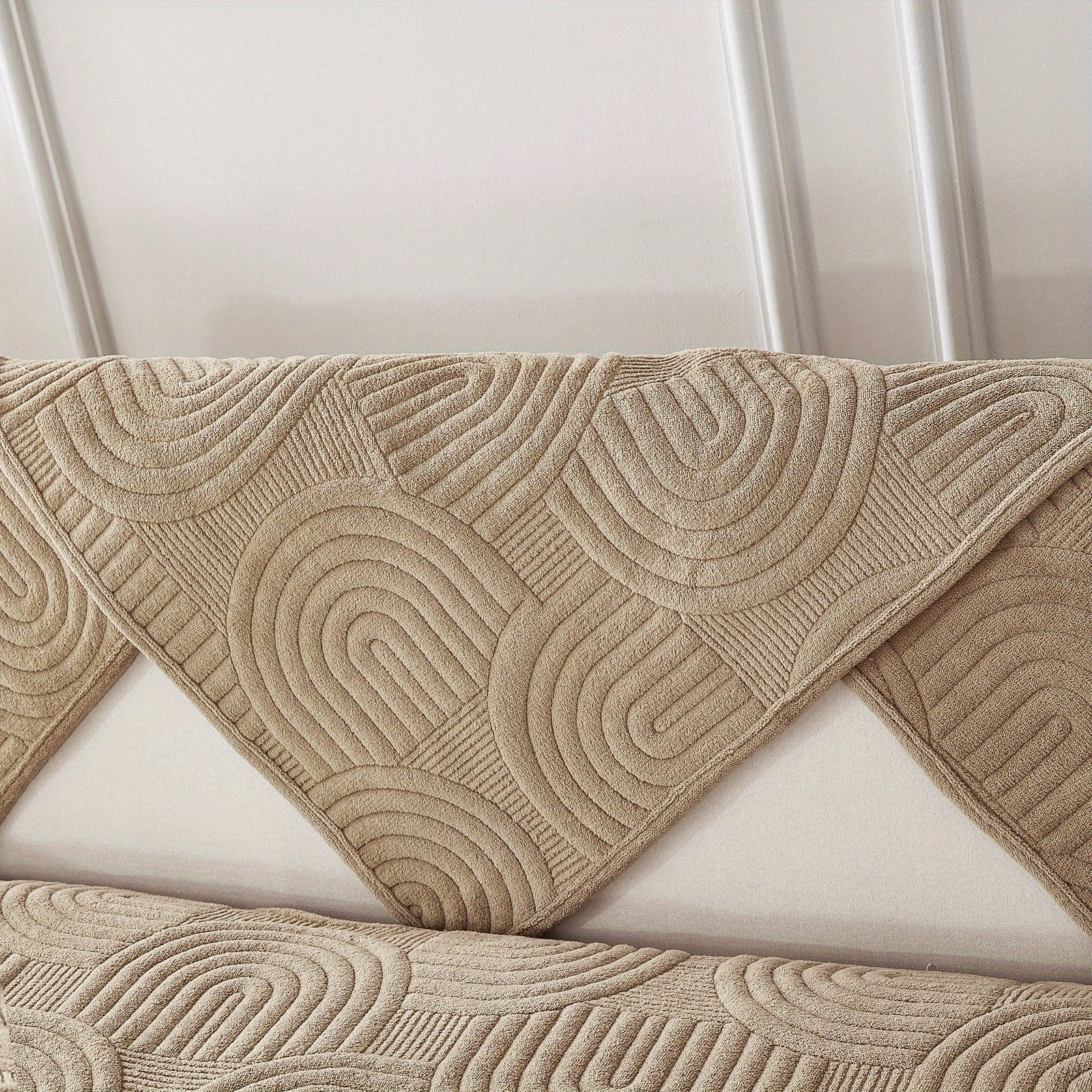 Чехол на мебель из молочного бархата с шерпой, противоскользящий, для защиты мебели, подходит для домашних животных