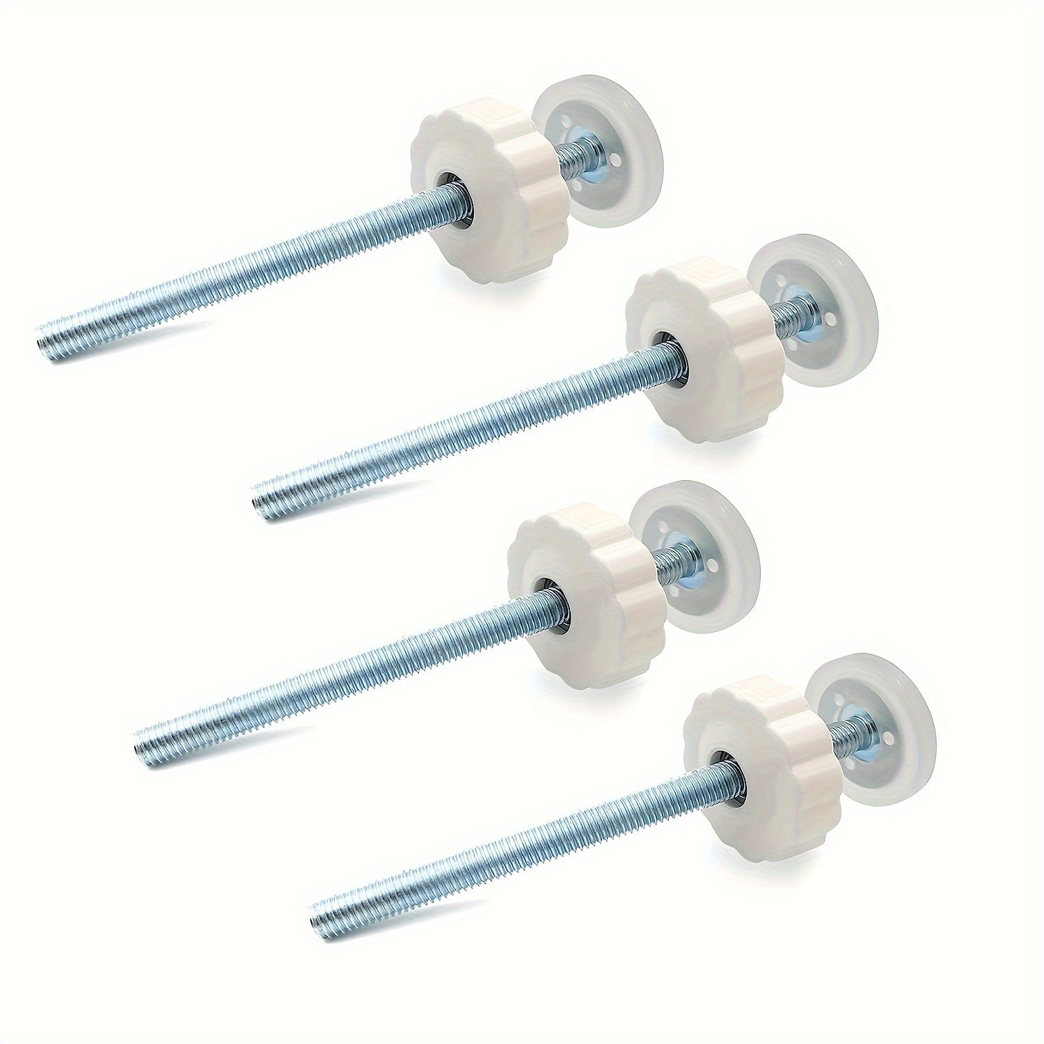 Set of 4 M8 Latex-Free Plastic Gate Spindle Rods for Child and Pet Safety