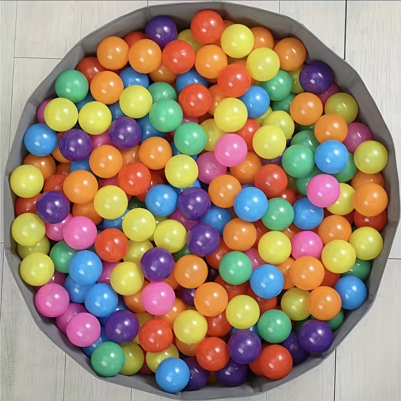 100 Ocean Balls Set for Pool Play, Soft, Colorful, 5.51 cm