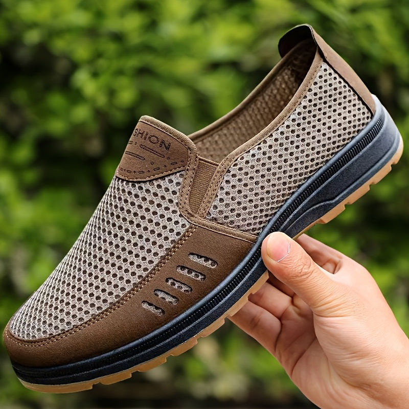 Men's Breathable Slip-On Casual Shoes for Daily Comfort and Minimalist Style