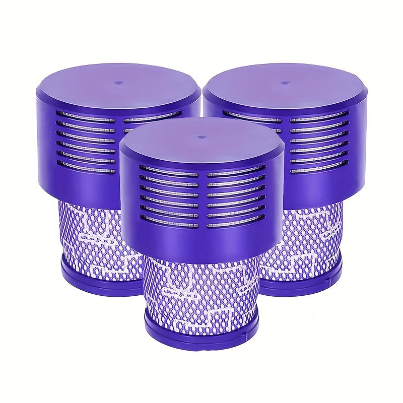 Dyson V10 aksessuarlarining 1, 2 yoki 3 dona to'plamini oling, SV12 Cyclone simsiz changyutgich uchun filtrlar bilan birga. Ushbu yuviladigan almashtirish post-filtrlari sizning Dyson changyutgichingiz uchun muhim zaxira qismlardir.