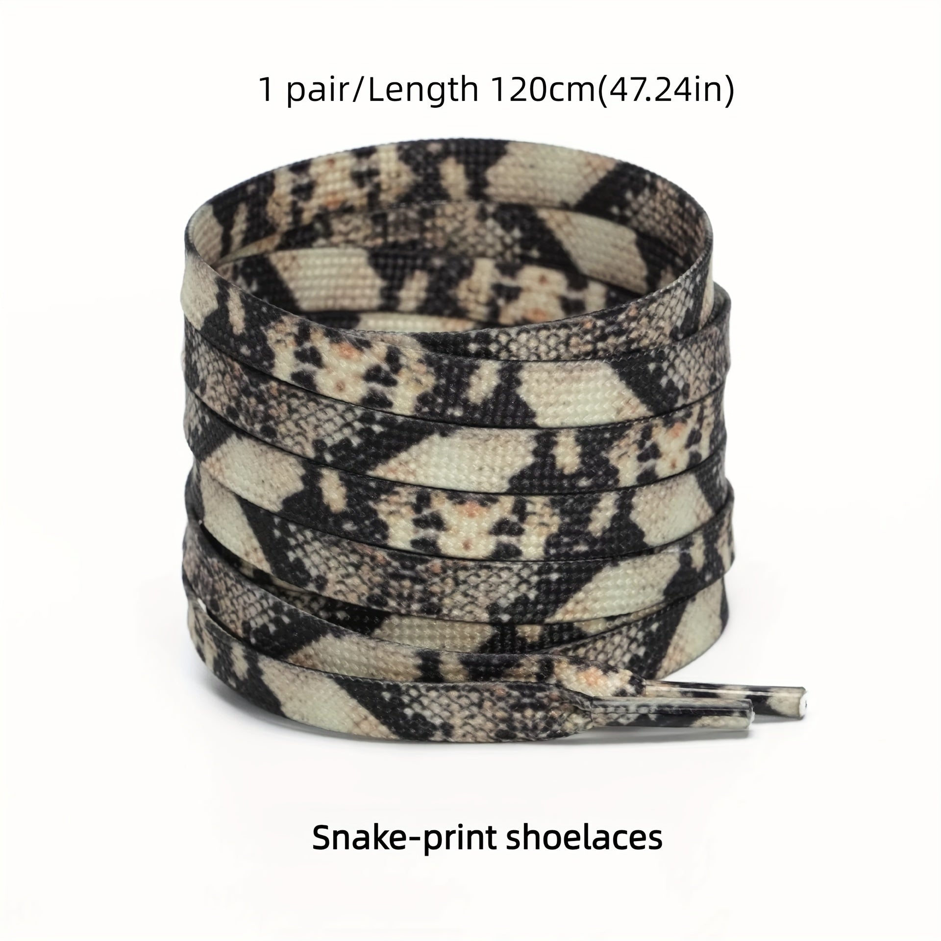 Unisex Polyester Spandex Animal Print Laces for Sneakers Casual Shoes