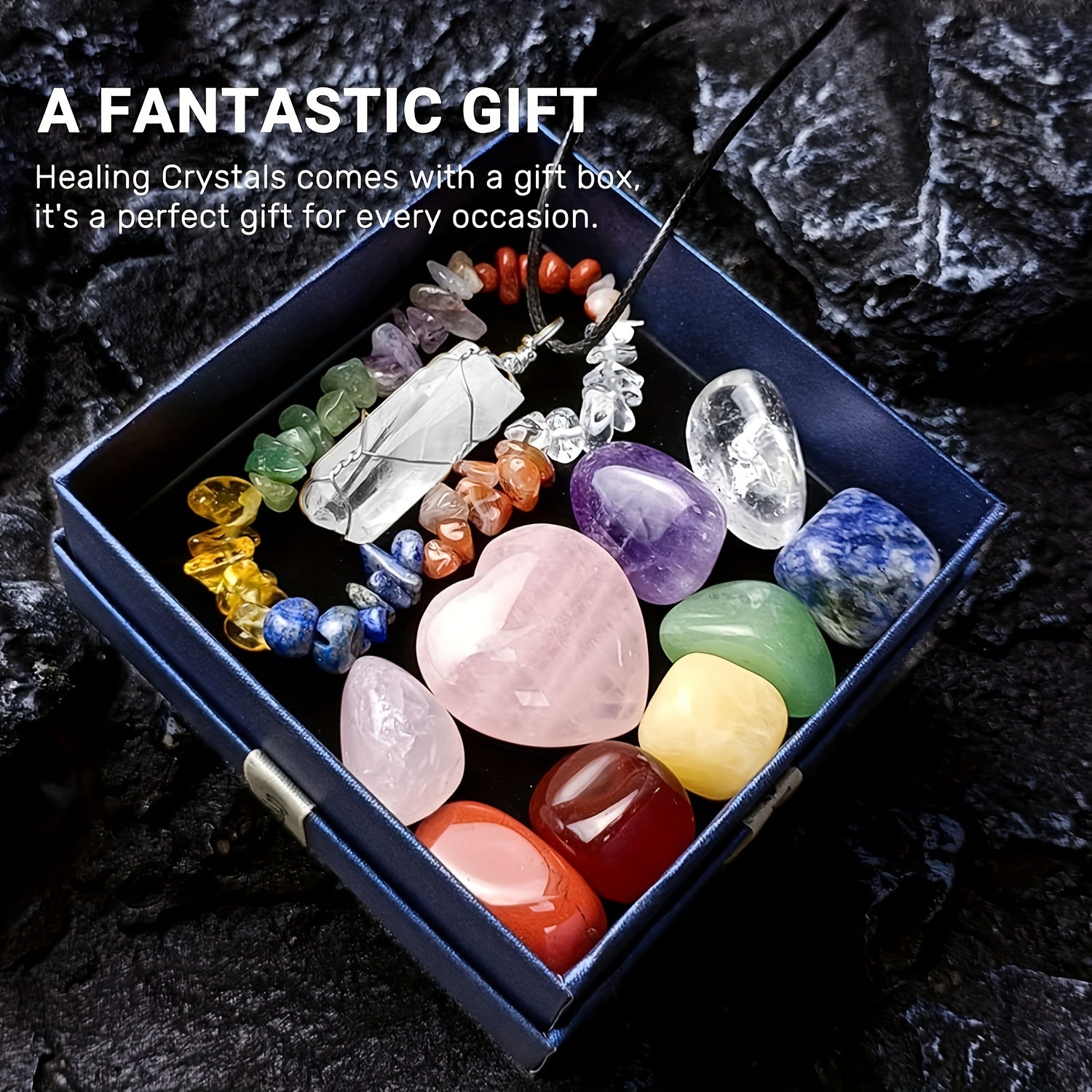 Натуральные украшения: браслеты и ожерелья с бисерными вставками из шестиугольных драгоценных камней ко Дню святого Валентина