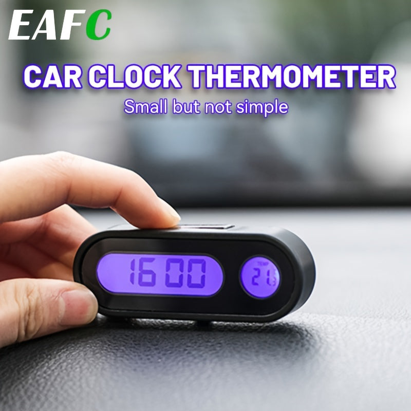 Raqamli Avtomobil Harorat Soati LED Yorqin Raqamli Soat Transport uchun