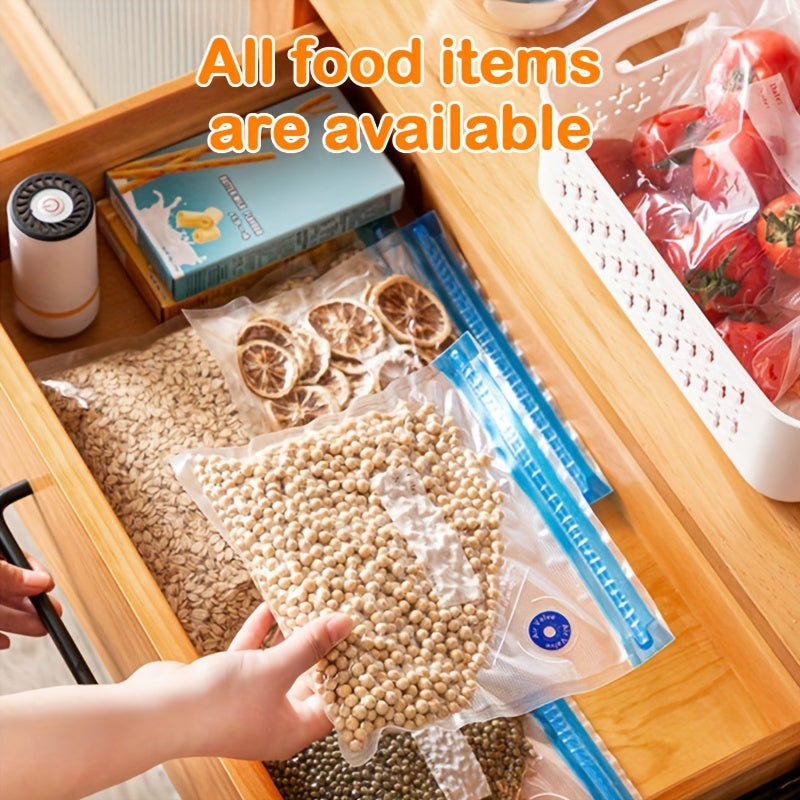 Rechargeable Handheld Vacuum Sealer for Food Storage Bags Containers Portable Preservation Tool 800mAh