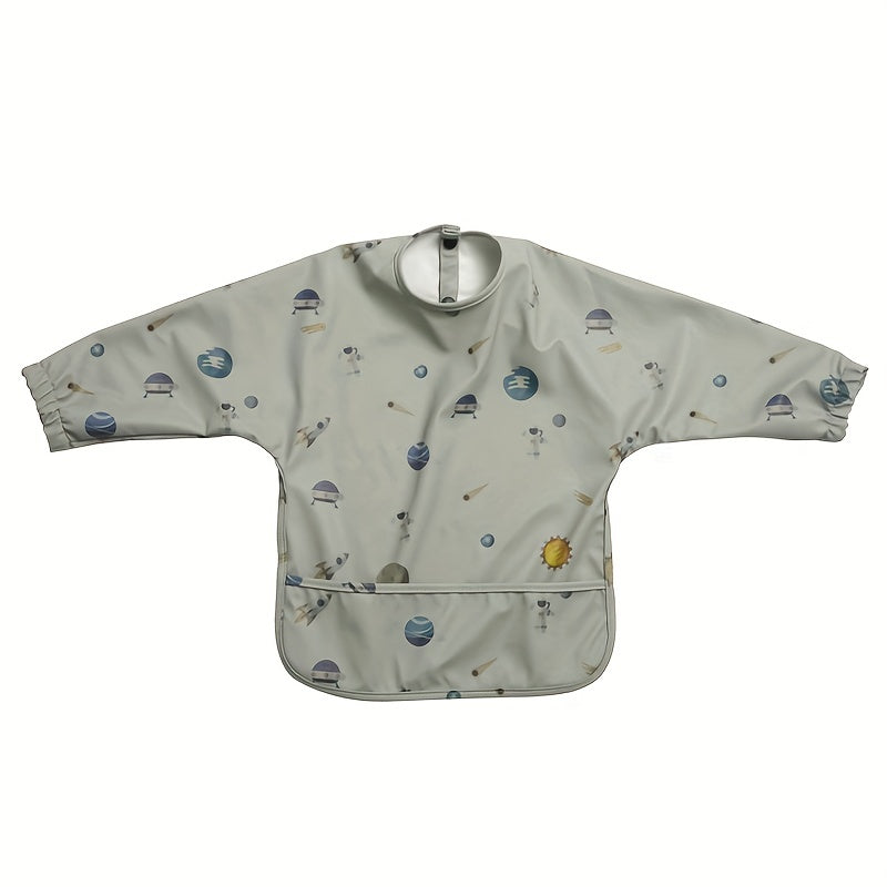 Baby Bib Long Sleeve Feeding Bib for Boys and Girls Kids Smock