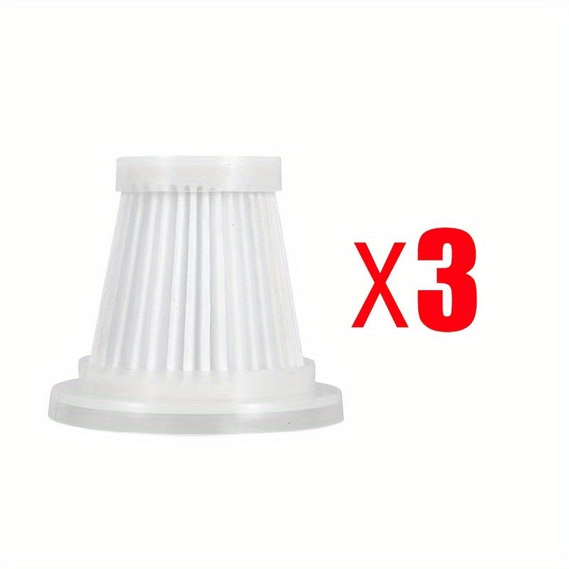 Набор сменных фильтров для автомобильного пылесоса 3 смываемых регулируемых сетчатых