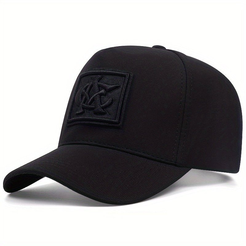 Men's Flat Top Baseball Cap Snapback Polyester Hip Hop Cap for Men and Teens