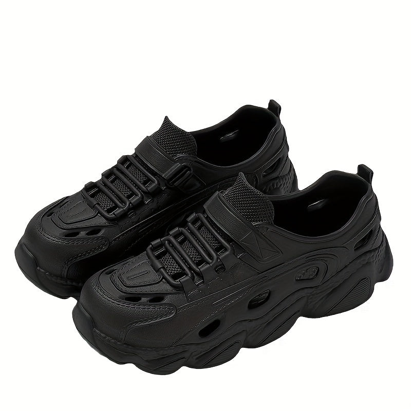 Кроссовки EVA Slip-On для мужчин и женщин, однотонные, с круглым носком, уличные повседневные летние