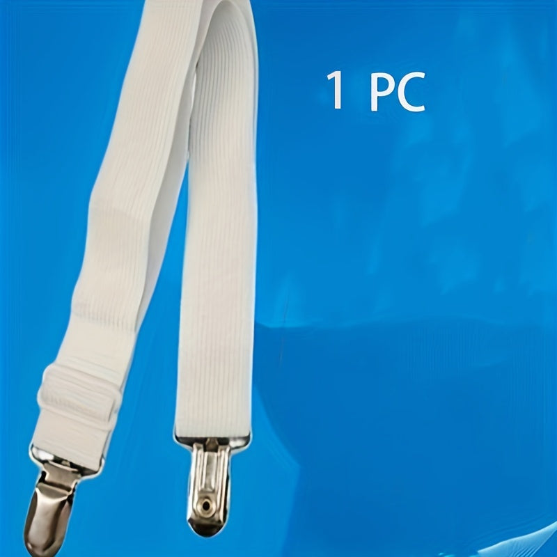 Регулируемые ремни для простыней с зажимами - набор из 2 или 4 шт., эластичные ремни для фиксации чехлов матрасов, диванных подушек и постельных принадлежностей