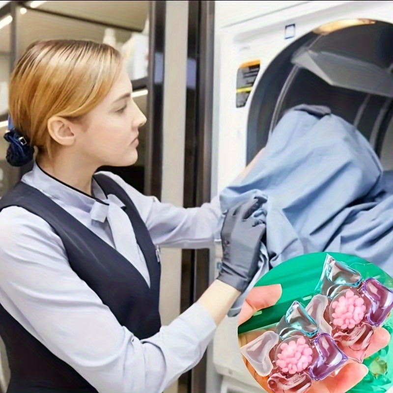 16/30/60pcs Laundry Detergent Pacs with Fresh Scent Stain Removal Softening for Home Dorm Travel