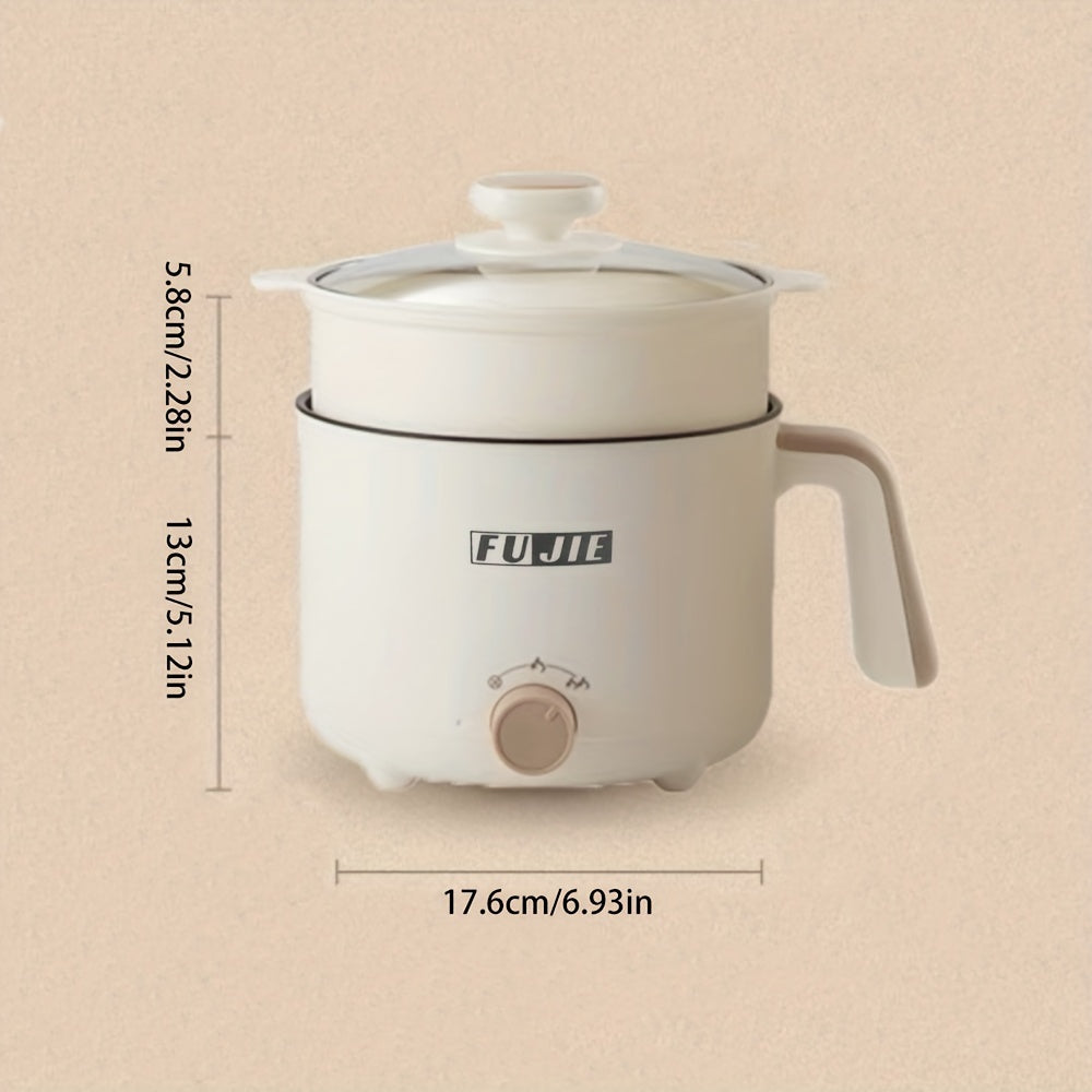 SENBOWE Portativ Elektr Steamer & Wok - Ikki tezlik, sozlanadigan, yopishmaydigan qavat, Shabu-Shabu va Hot Pot uchun ideal, EU rozetkasi, 220-240V