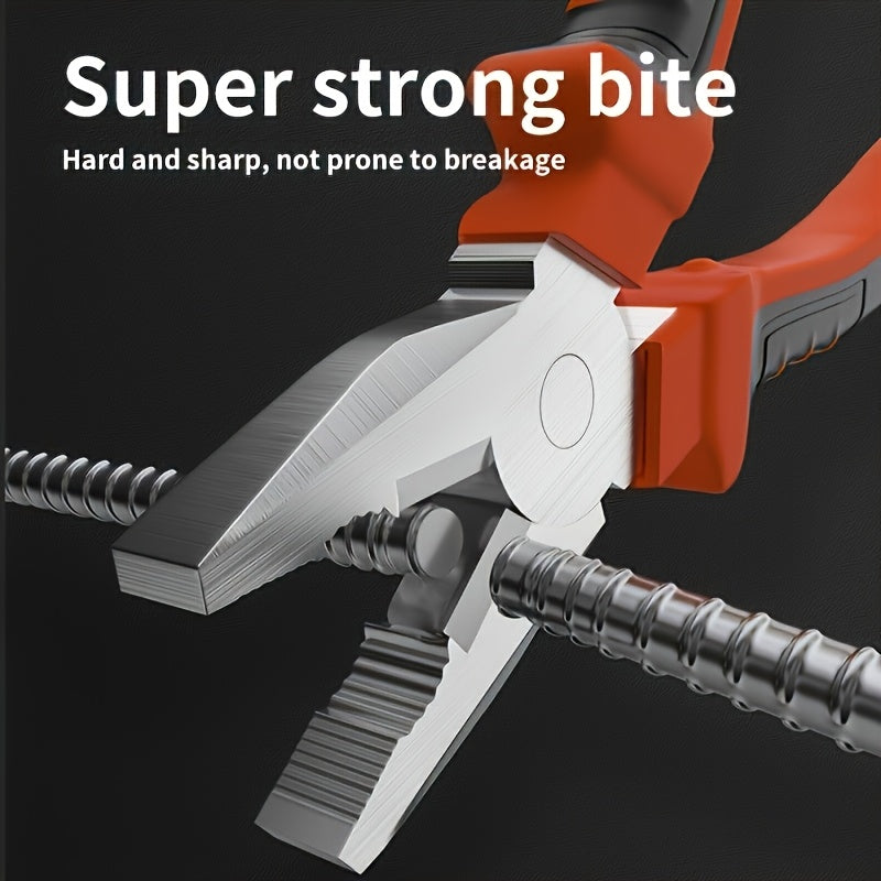 Многофункциональные плоскогубцы из хром-ванадиевой стали для электромонтажных работ, ремонта и садоводства