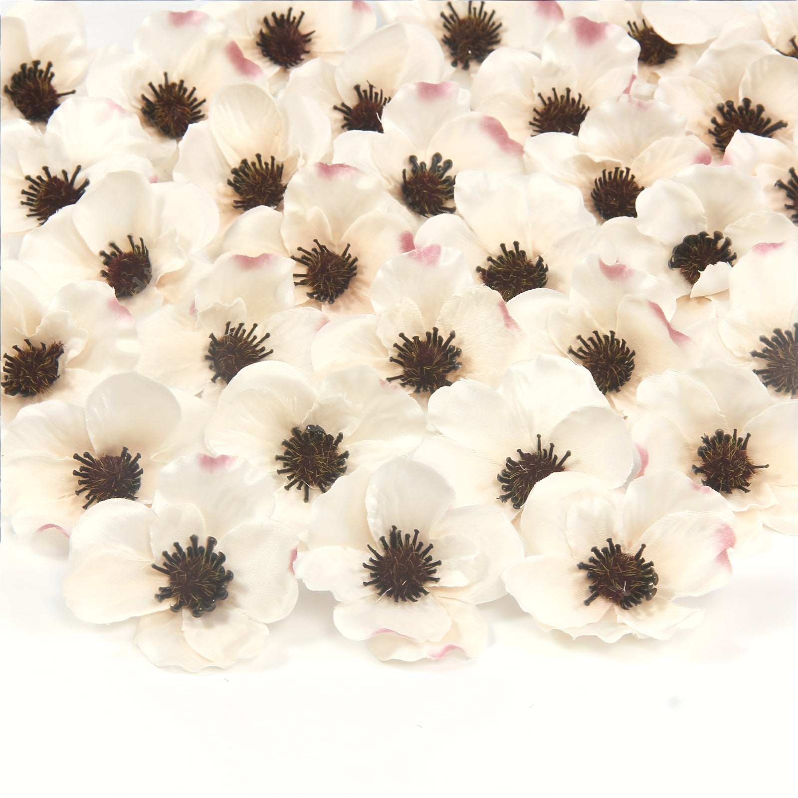 Set of 30 Artificial Poppy Flowers for Weddings, Home Decor, and Crafts