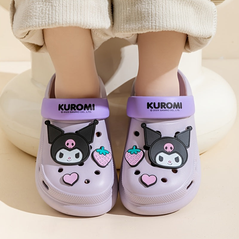 Kids' Summer Non-Slip Hole Sandals for Boys and Girls EVA Cartoon Design