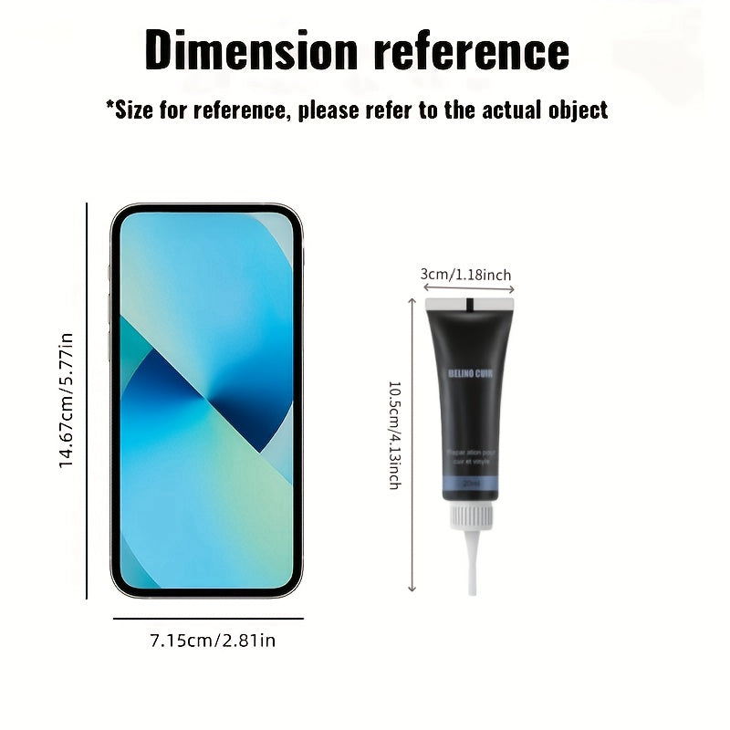 Крем для ремонта кожаных и виниловых автомобильных сидений для всех поверхностей, 4-в-1