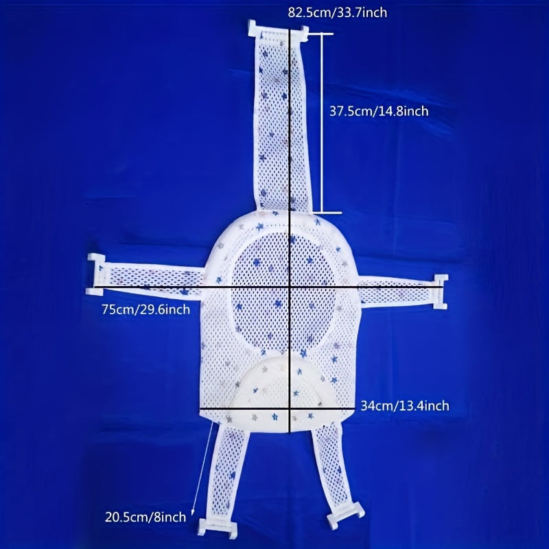 Мягкий полиэстеровый коврик для ванной с звездным узором в белом, розовом и синем цветах, разработанный для молодежи с регулируемыми противоскользящими свойствами.