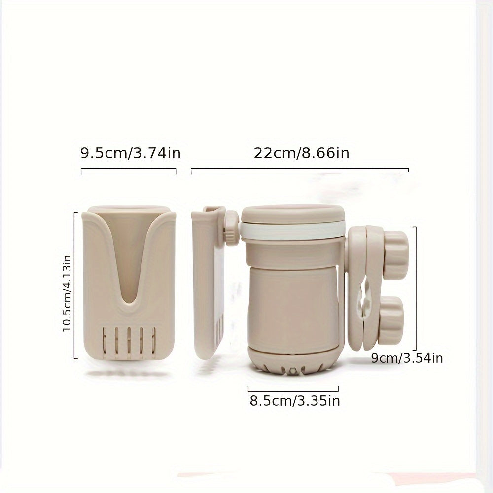 Stroller Cup Holder with Storage Rack and Phone Holder for Baby Carriage