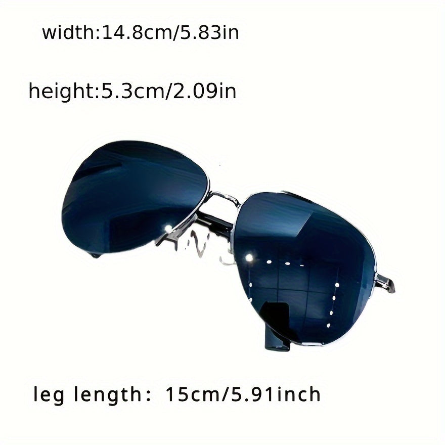 Unisex Gradient Sunglasses Large Frames Anti-glare Coating Fashionable