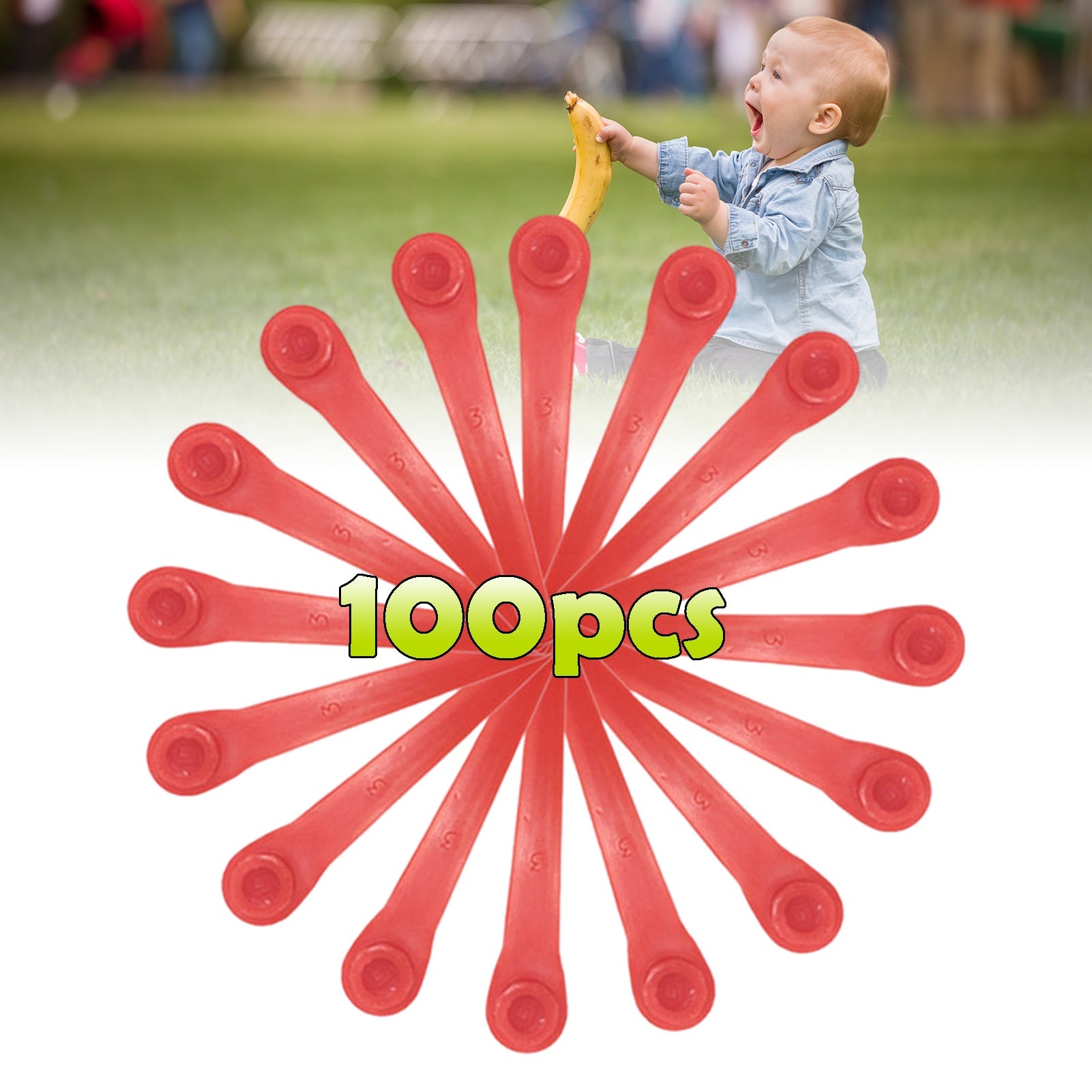 Lawn Trimmers Red Plastic Blades for Precision Cutting Gardening Tool Accessories