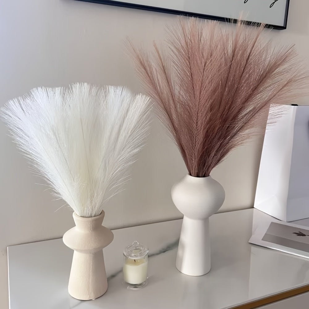 Faux Pampas Grass Branches for Home Decor Weddings and Holidays Set of 20