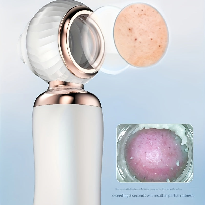 Blackhead Remover Vacuum for Men and Women USB Rechargeable with Magnifying Glass 3 Modes 3 Suction Heads