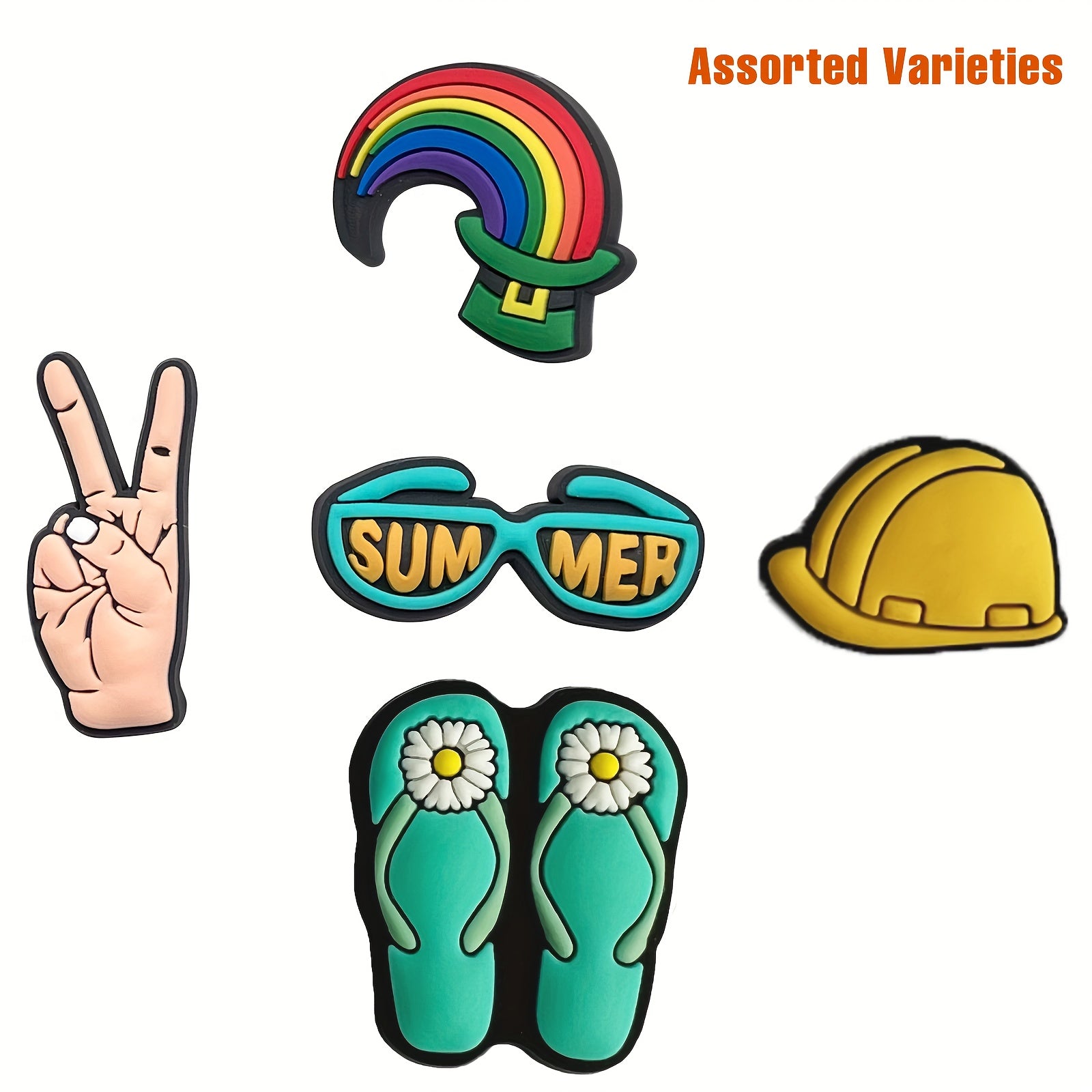 Assorted Shoe Charms for Sneakers and Bracelets 30/50/100/125pcs