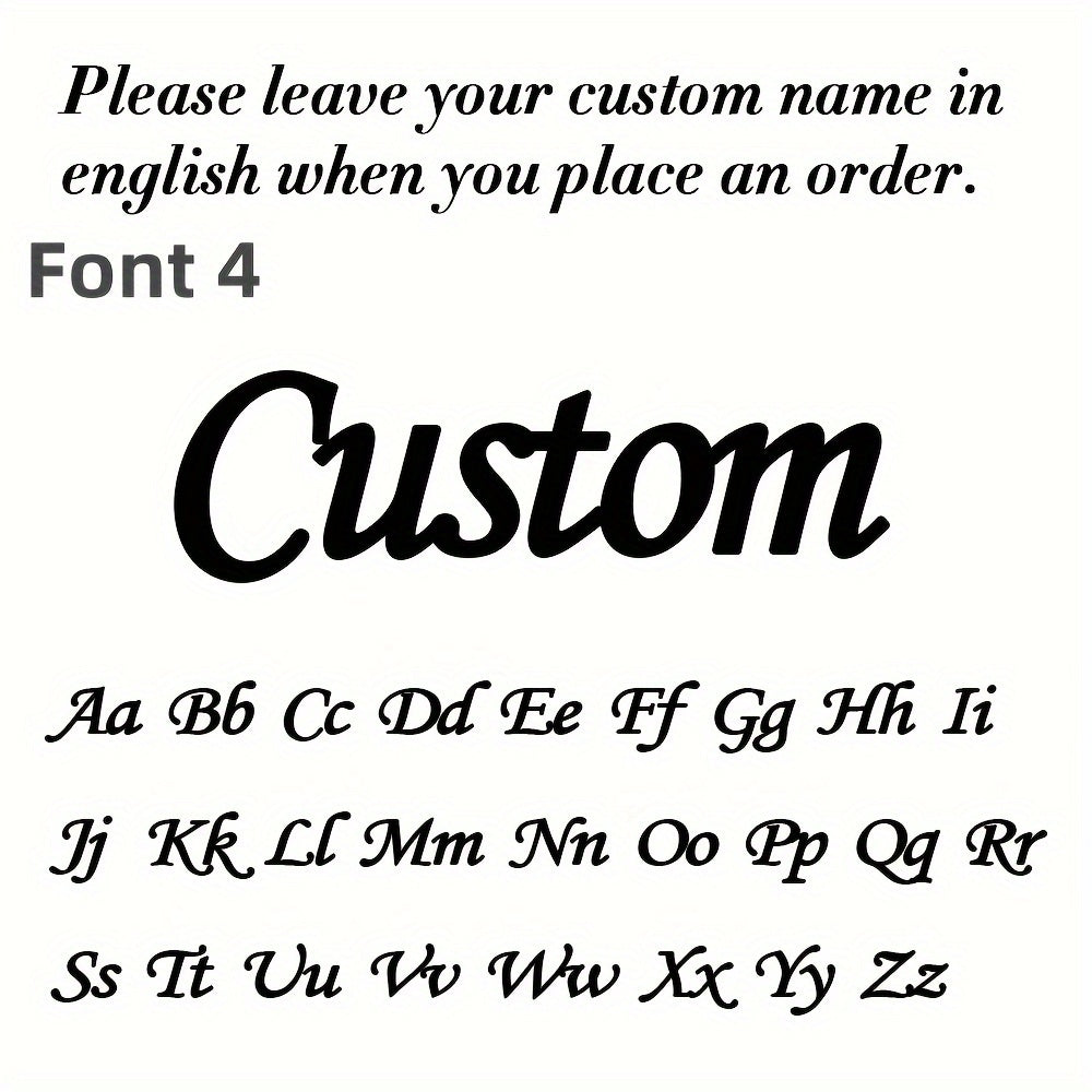 Personalized Cuban Name Necklace Handcrafted Nameplate Jewelry for Men and Dad