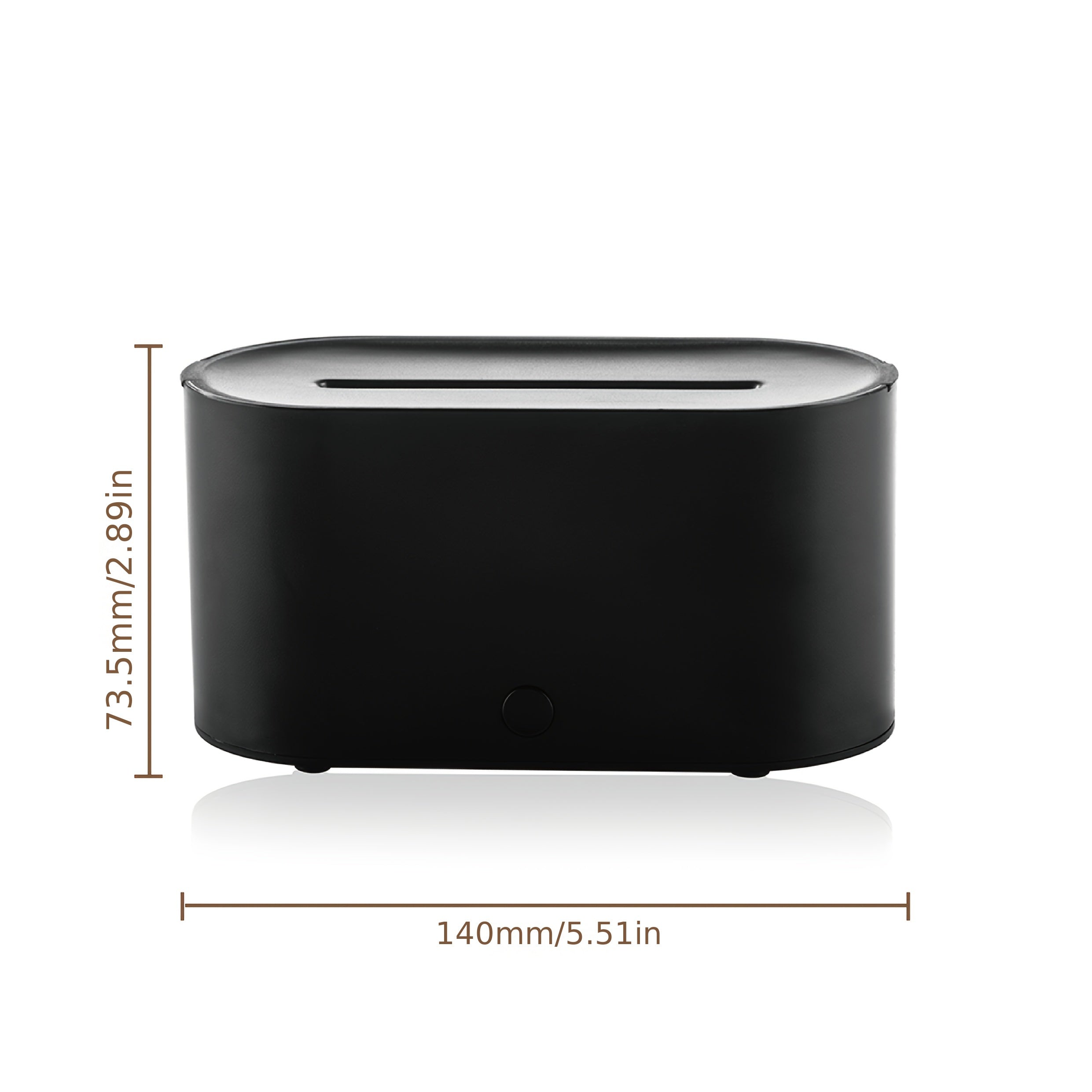 Essential Oil Diffuser Humidifier with Flame Effect and 5 Color Options