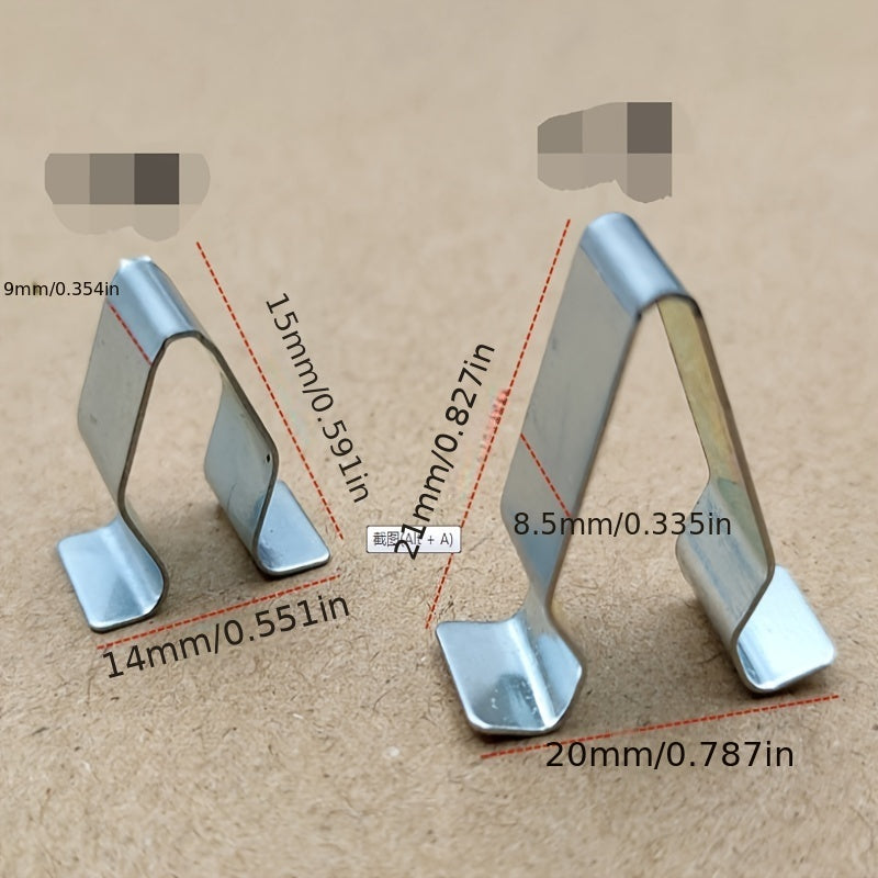 Car Door Trim Panel Clips Metal Interior Upholstery Retainers Rivets Pack