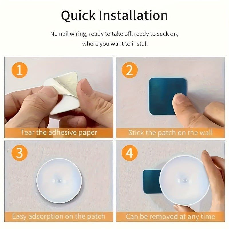 6-Pack USB Rechargeable LED Motion Sensor Lights for Indoor Use with Magnetic Stick-On and Infrared Detection