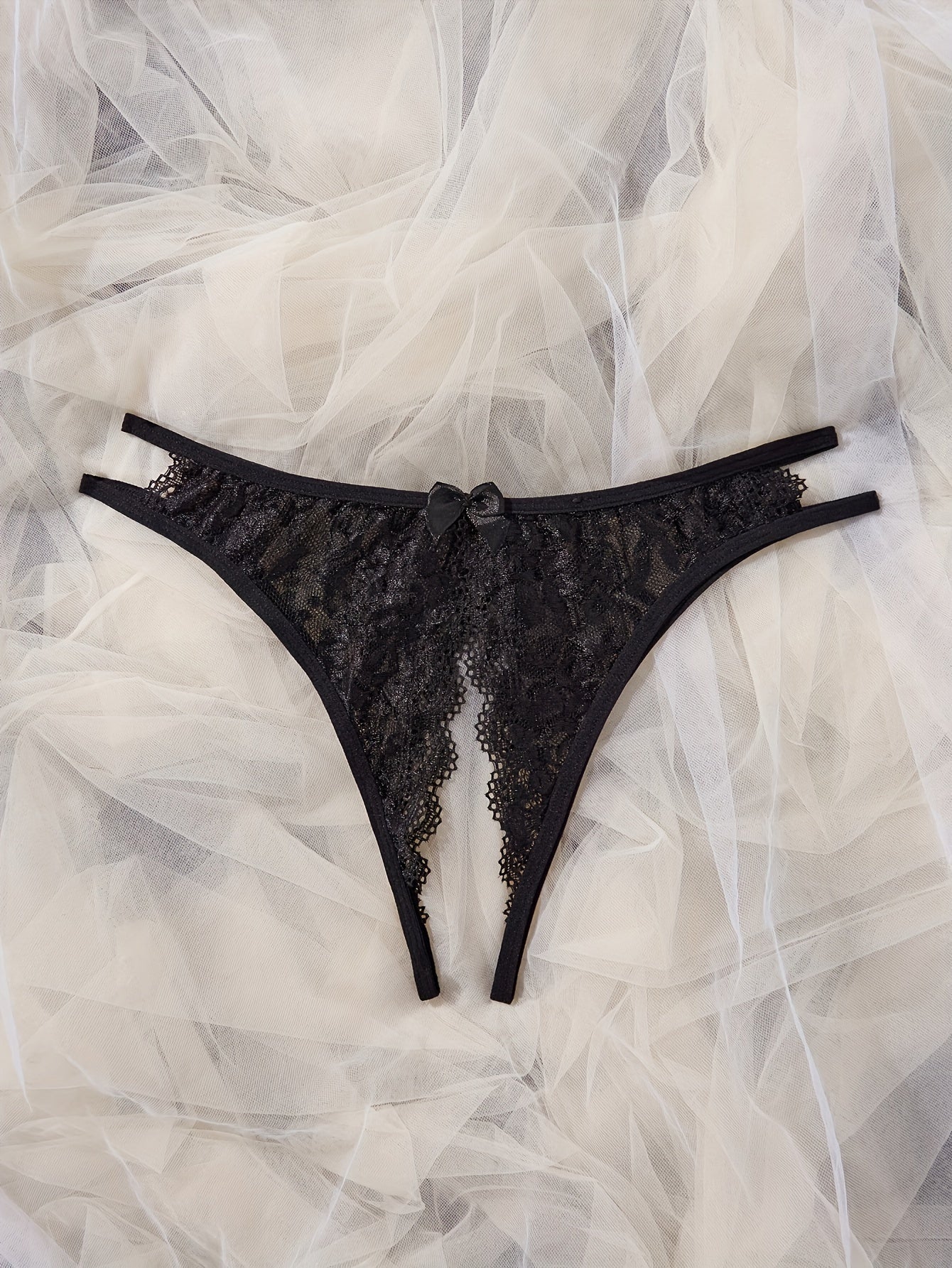 Women's Lace Seductive Lingerie Set with Adjustable Straps