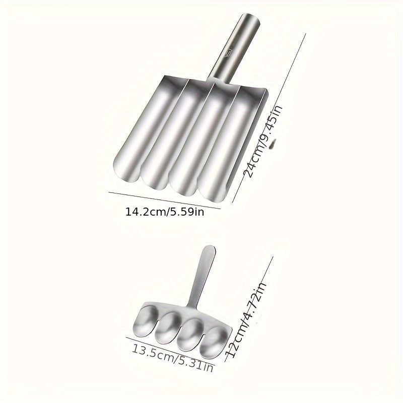 Stainless Steel Meatball Maker 4-in-1 Kitchen Tool for Quick and Easy Shaping