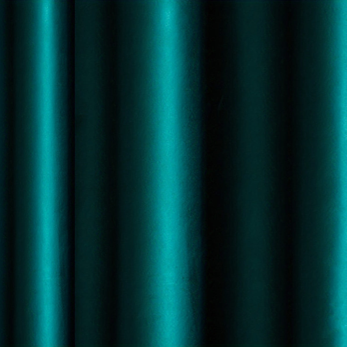 Dark Green Satin Glossy Blackout Curtain for Living Room Bedroom Kitchen Bathroom