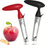Stainless Steel Apple Corer with Ergonomic Handle for Fruits and Vegetables