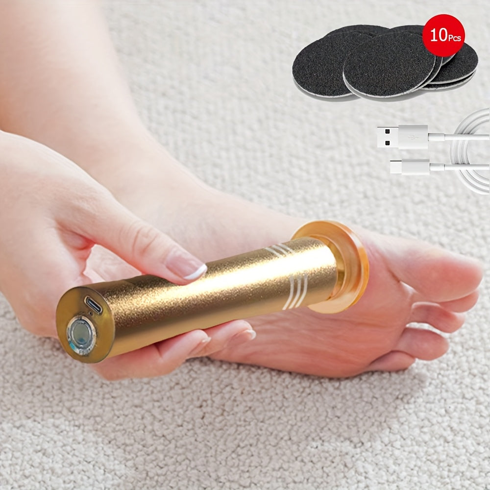 Removedor eléctrico de callos de pies, con batería de litio recargable y carga USB, herramienta de pedicura