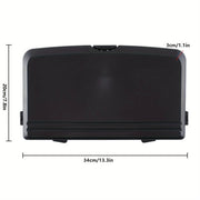 Универсальный органайзер для заднего сиденья автомобиля с складным подносом и держателями для стаканов