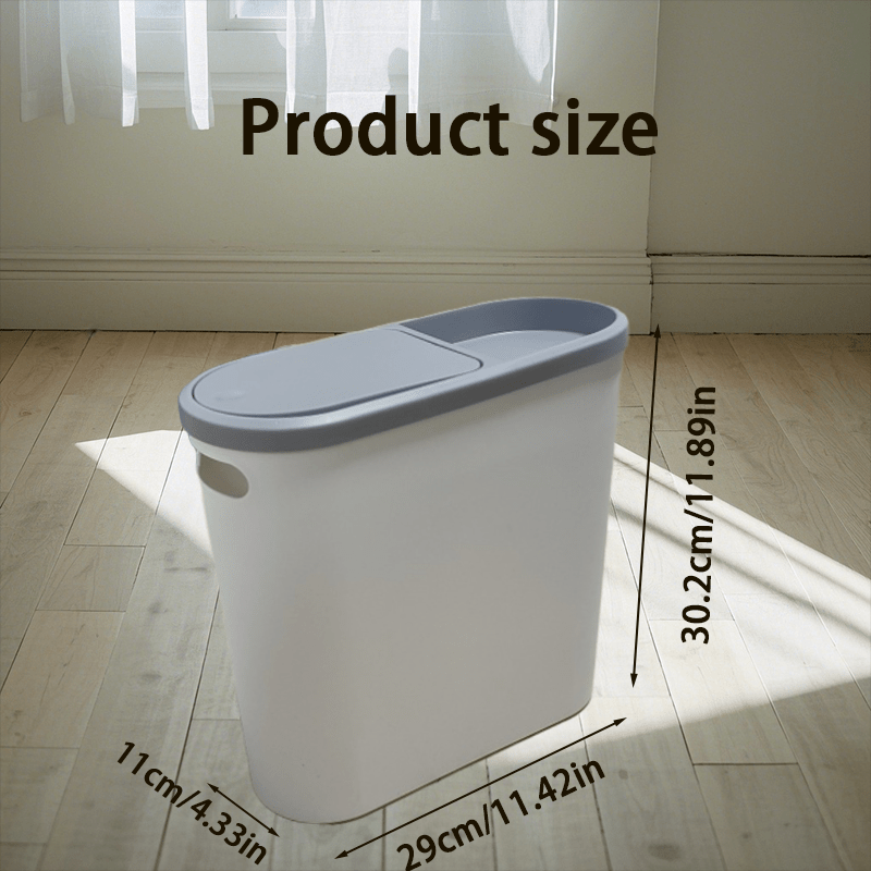 Innovatsion ochilish bilan joyni tejovchi bosimli chiqindi qutisi, mustahkam, hidi o'tkazmaydigan