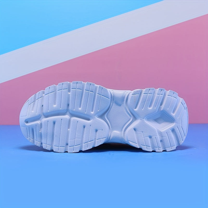 Girls' Casual Sports Shoes with Embroider Flowers Low Top EVA Sole