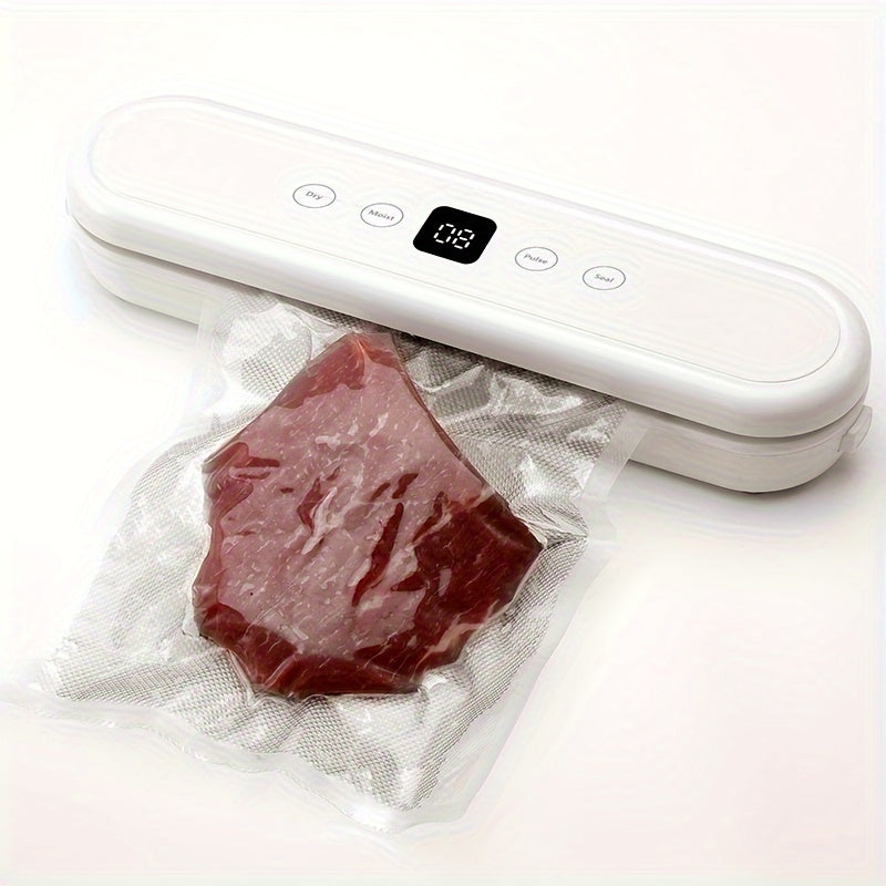 Selladora automática de vacío con pantalla digital para envasado de alimentos al vacío