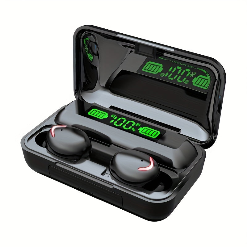 Wireless Earbuds Touch Control LED Display Charging Bin for Exercising