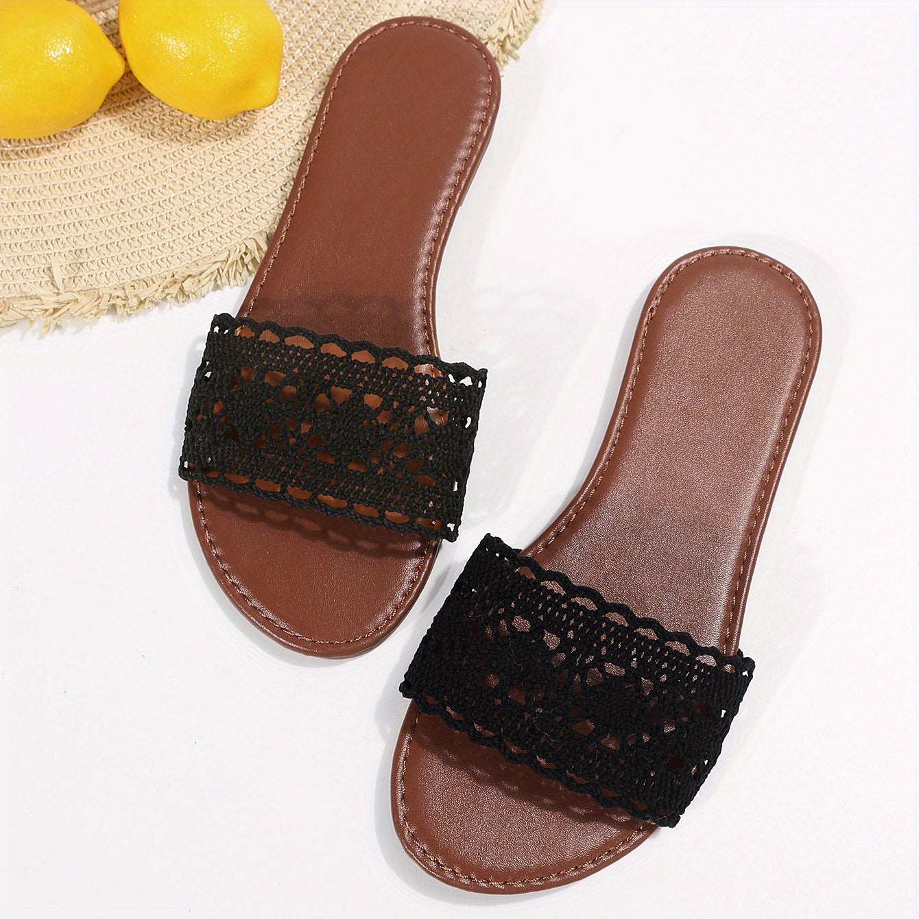 Women's Breathable Slide Sandals Lightweight Open Toe Summer Shoes