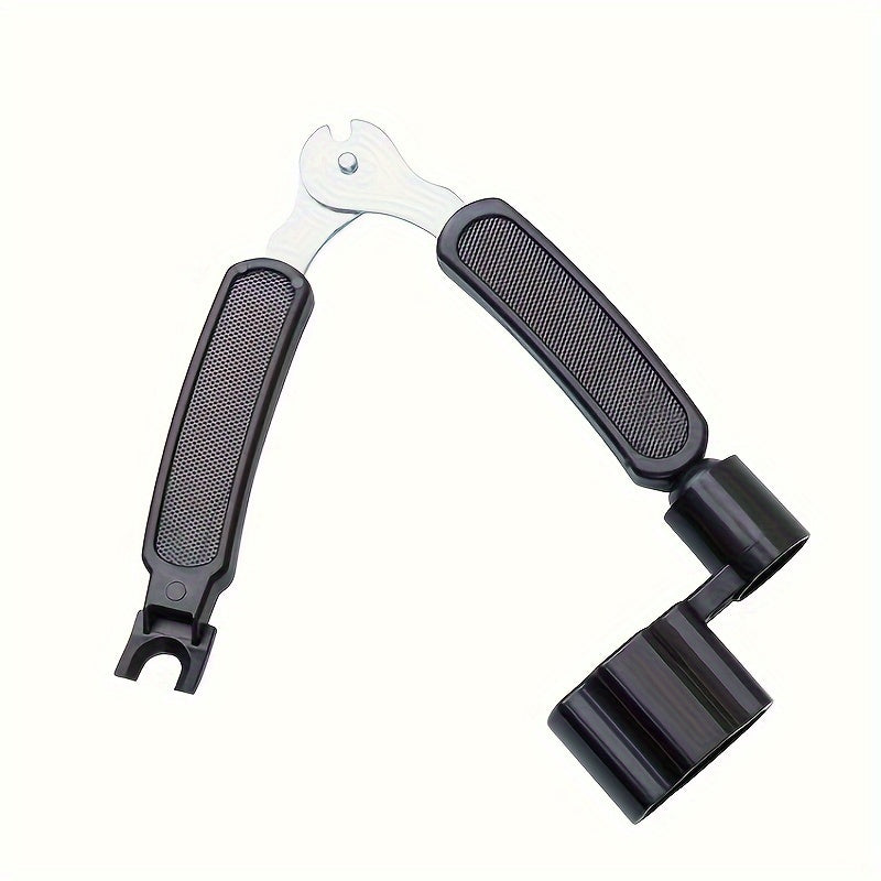Multifunctional Guitar String Winder Tool with Reel and Cutter for Electric and Acoustic Instruments
