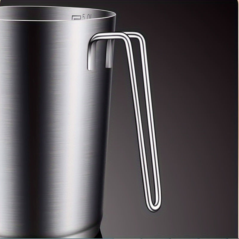Large Capacity 5000ml Stainless Steel Measuring Cup with Scale for Baking and Milk Tea