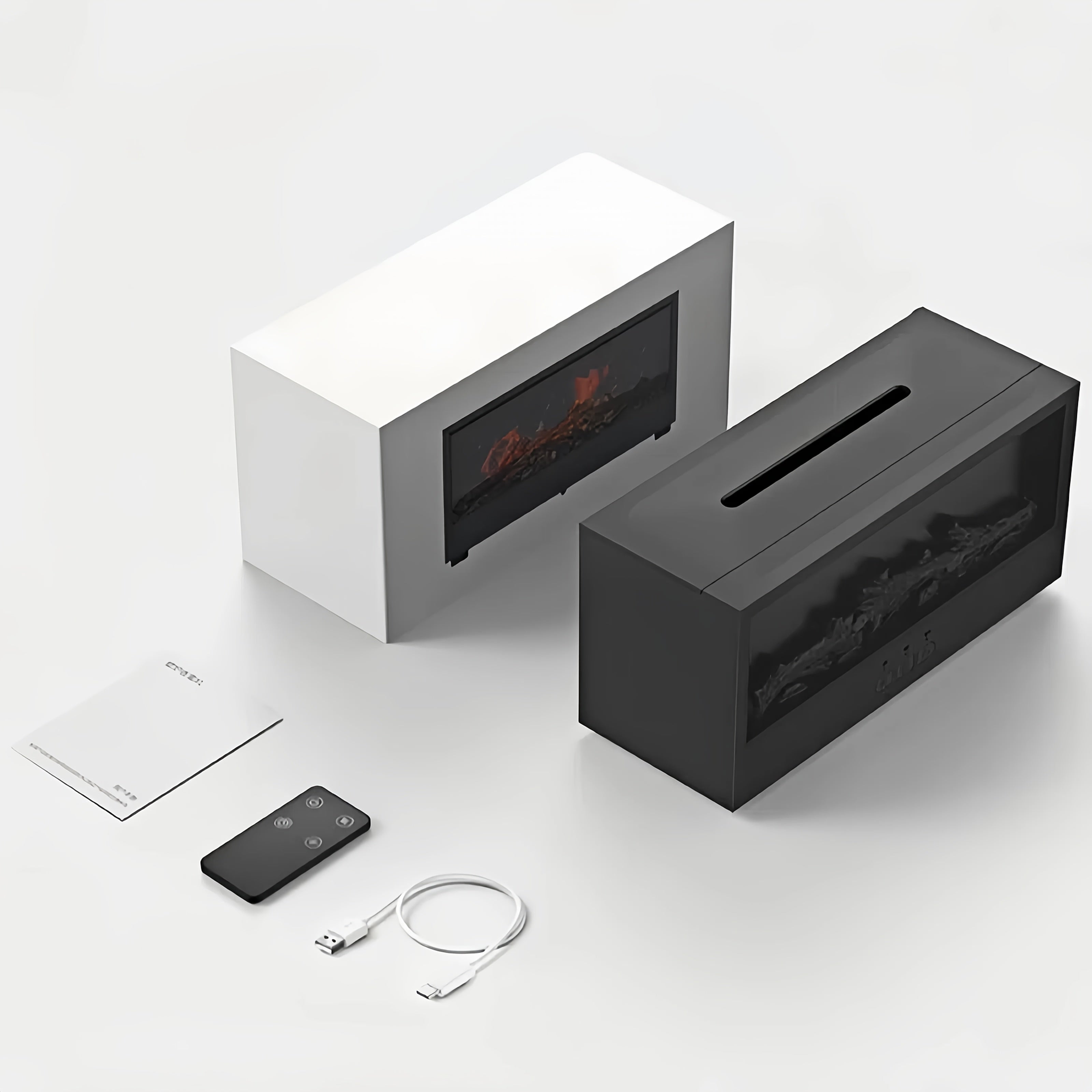 Многоцветный увлажнитель для камина с пультом дистанционного управления, аромат diffuser 150 мл