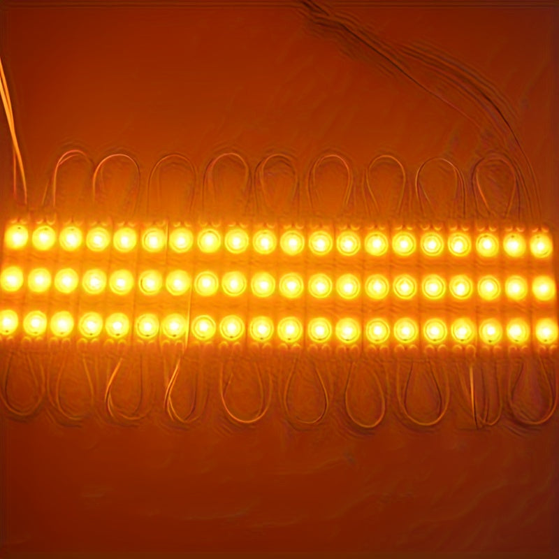 Комплект внутреннего освещения для фургона из 20 модулей, яркий белый, потолочный купольный светильник для фургона, грузовика, автомобиля