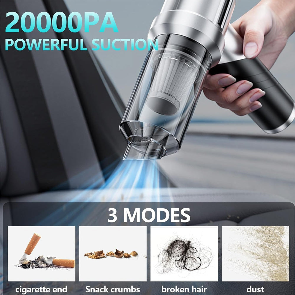 120W Foldable Handheld Vacuum Cleaner with Strong Suction Portable Dust Cleaner