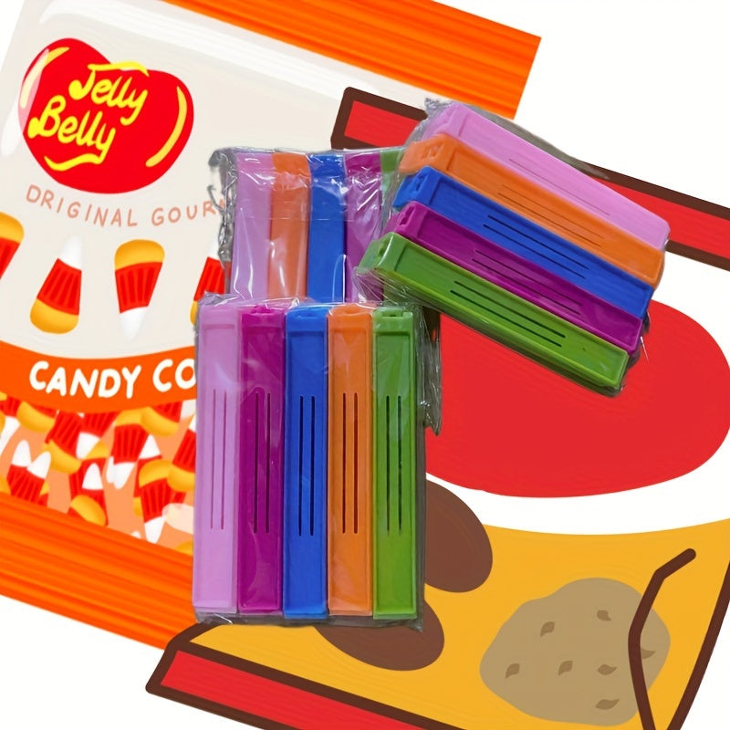 10 ta Qayta Ishlanadigan Plastik Oziq-ovqat Sumkasi Kliplari - Oziq-ovqatni Namlik va Changdan Himoya Qiluvchi Qisqichlar Bilan Yangilab Turing, Oshxonangizni Tashkil Etish Uchun Mukammal