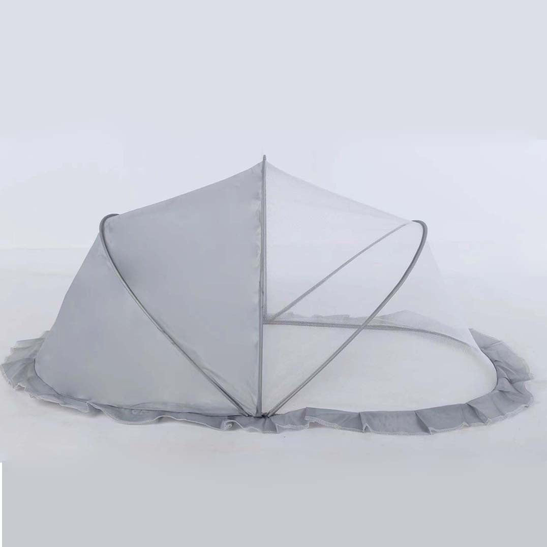Baby Mosquito Net with Built-In Light for Cribs and Playmats, Wind and Insect Resistant