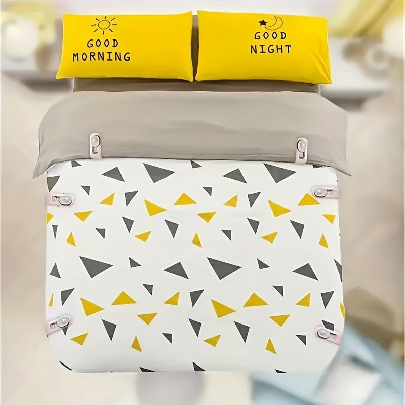 Set of 6 or 12 Non-Slip Blanket Clips for Quilts and Curtains